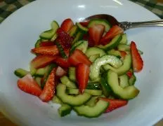 Refreshing Strawberry And Cucumber Summer Salad Recipe