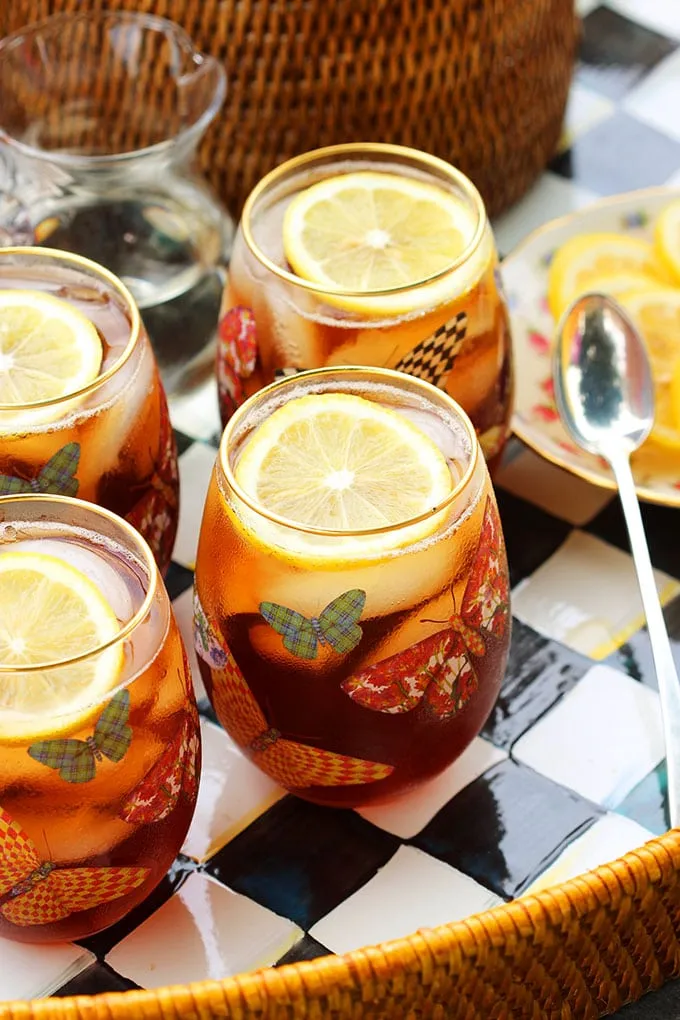 Refreshing Sweet Iced Tea