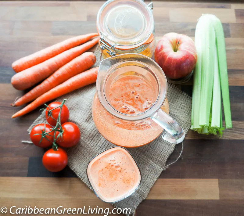 Refreshing Tomato, Apple, and Celery Detox Juice Recipe