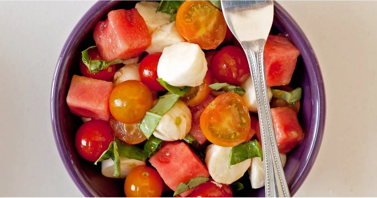 Refreshing Watermelon Caprese Salad with Balsamic Glaze