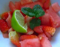 Refreshing Watermelon Salad with Zesty Lime Dressing