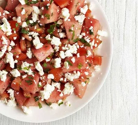 Refreshing Watermelon, Tomato, and Feta Salad Recipe