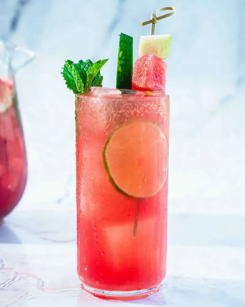 Refreshing Watermelon and Green Apple Cooler Recipe