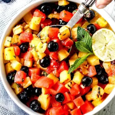 Refreshing Watermelon And Pineapple Summer Salad Recipe