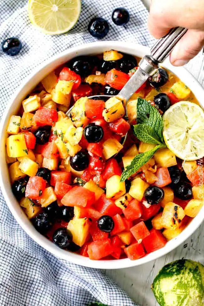 Refreshing Watermelon and Pineapple Summer Salad Recipe