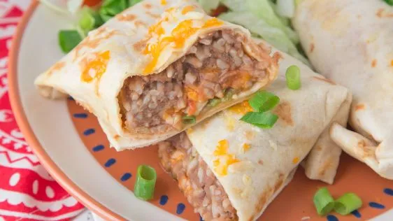 Refried Bean Burritos