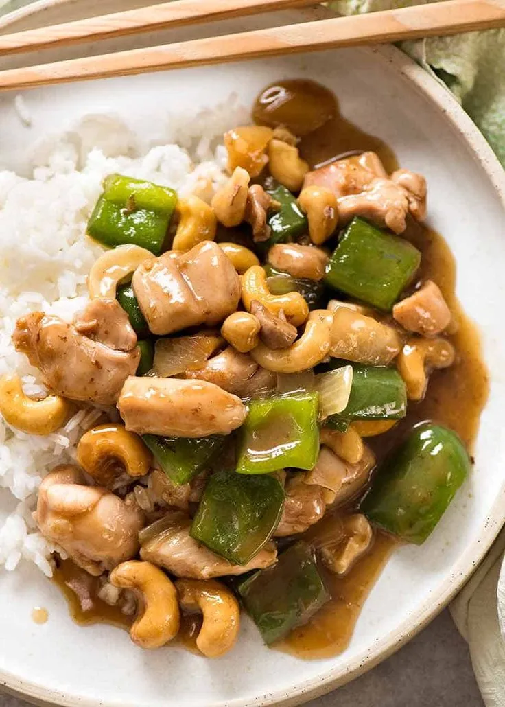 Restaurant Style Chinese Cashew Chicken