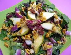 Restaurateur'S Signature Spinach And Pear Salad Recipe