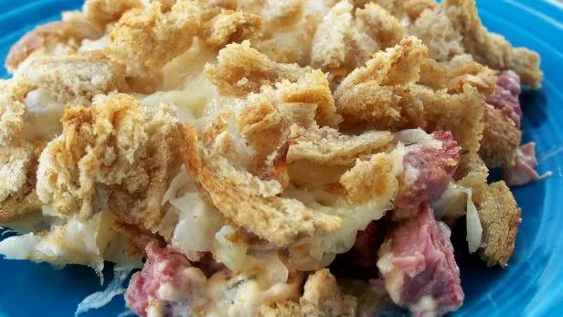 Reuben And Swiss Casserole Bake