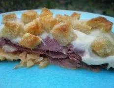 Reuben Casserole For Two