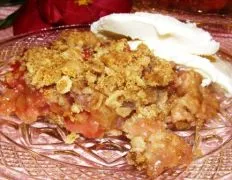 Rhubarb Crunch