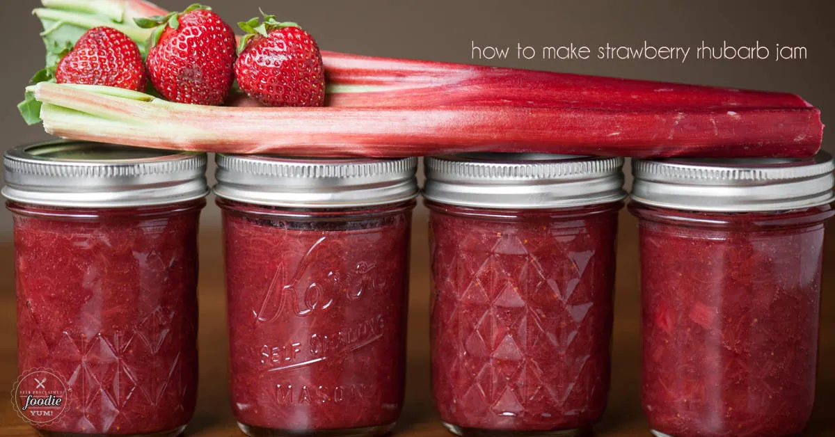 Rhubarb Jam With Fruit