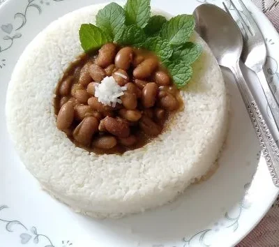 Rice Bowl With Rajma