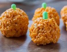 Rice Krispie Pumpkin Treats