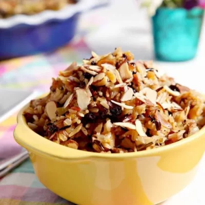 Rice Salad With Fruit And Nuts