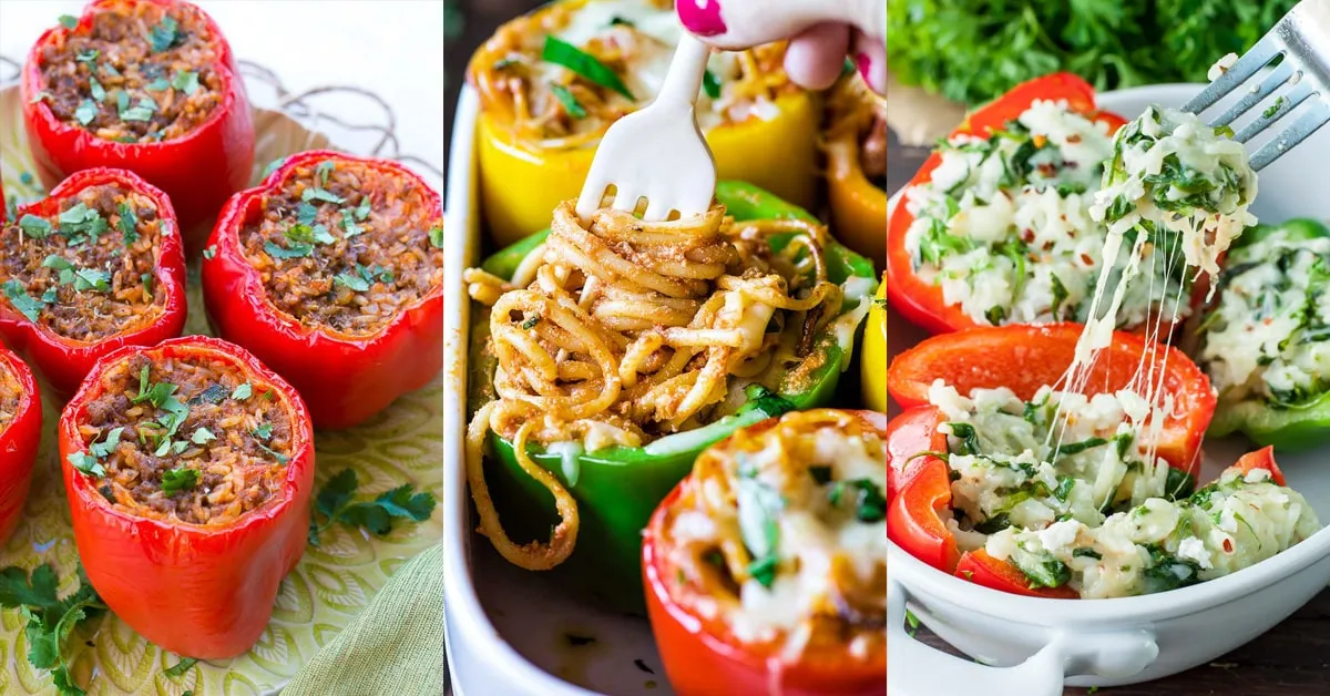 Rice Stuffed Mini Sweet Peppers Turkey