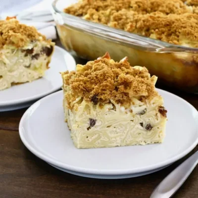 Rich Noodle Pudding Kugel