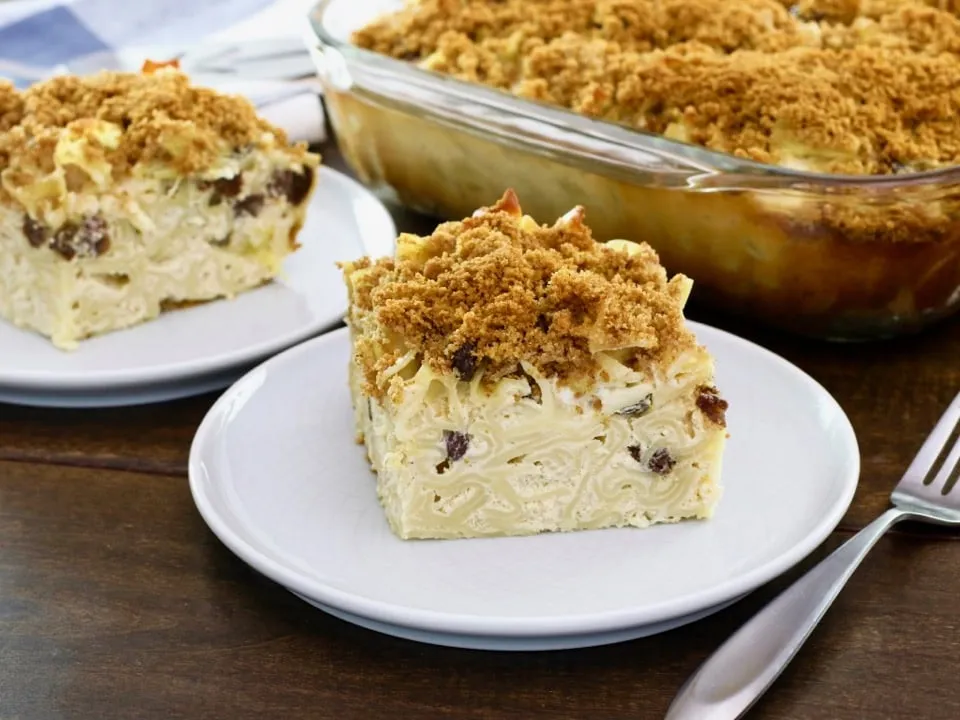 Rich Noodle Pudding Kugel