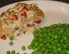 Ricotta Red Pepper Stuffed Chicken Breasts