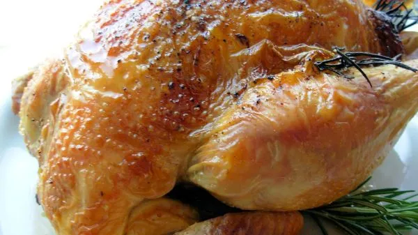 Roast Chicken With Grand Marnier Glaze