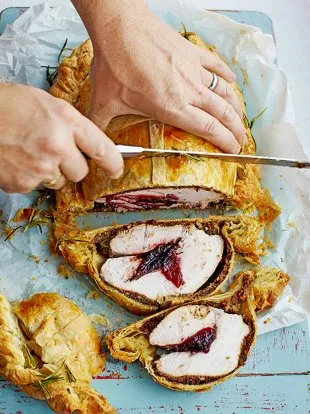 Roast Turkey And Cranberry Wellington