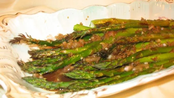 Roasted Asparagus With Balsamic