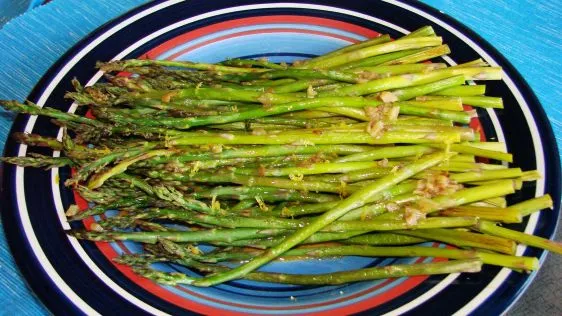 Roasted Asparagus With Browned Butter