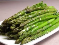 Roasted Asparagus With Garlic And Fresh