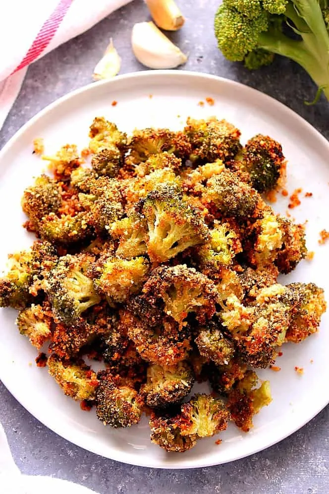 Roasted Broccoli, Parmesan