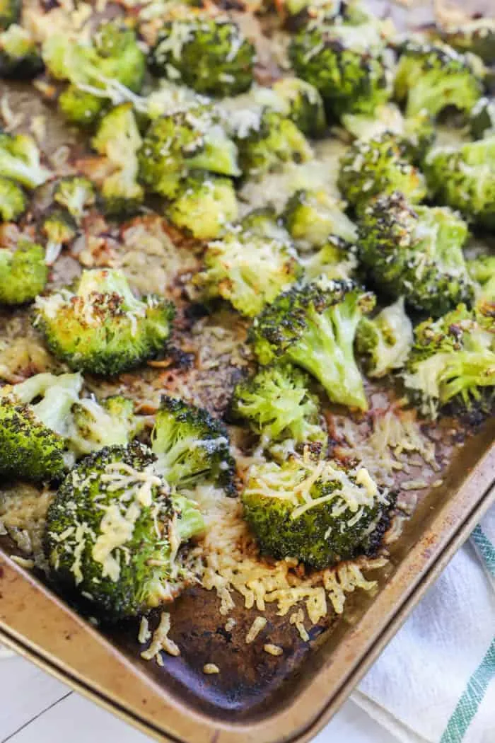 Roasted Broccoli Parmesan