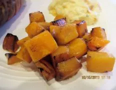 Roasted Butternut Squash In Brown