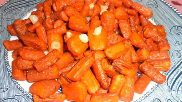 Roasted, Caramelized Carrots With