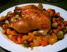 Roasted Chicken And Root Veggies
