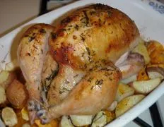 Roasted Chicken With Lemon And Fresh Herbs