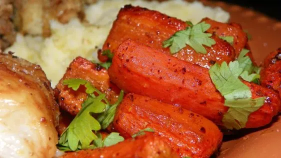 Roasted Coriander Carrots