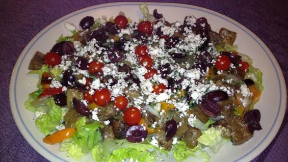 Roasted Eggplant And Feta