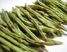 Roasted Garlic- Pepper Green Beans