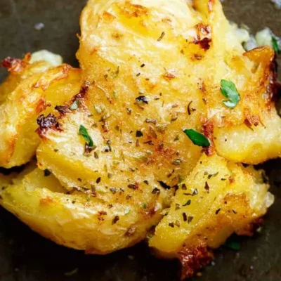 Roasted Lemon And Garlic Potatoes