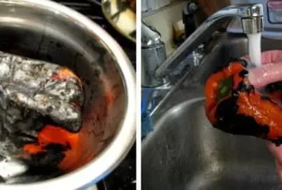 Roasted Peppers: How To Roast A Pepper On A Gas