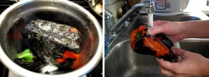 Roasted Peppers: How To Roast A Pepper On A Gas