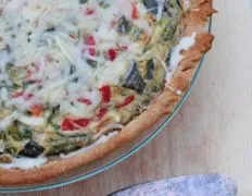 Roasted Poblano Pepper Quiche