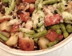 Roasted Potatoes And Green Beans