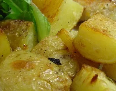 Roasted Potatoes With Garlic And