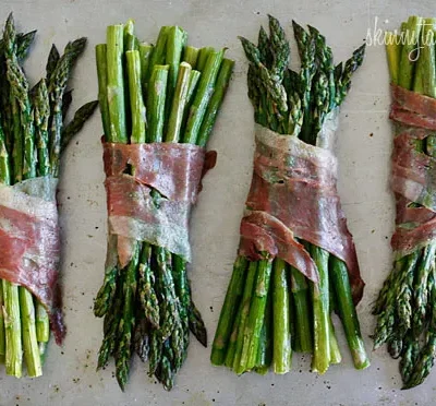 Roasted Prosciutto Wrapped Asparagus