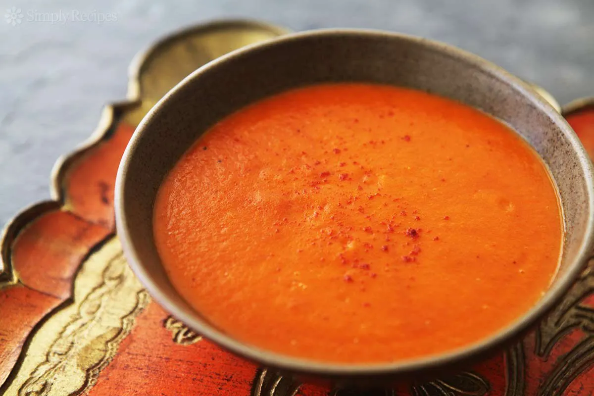 Roasted Red Bell Pepper Soup