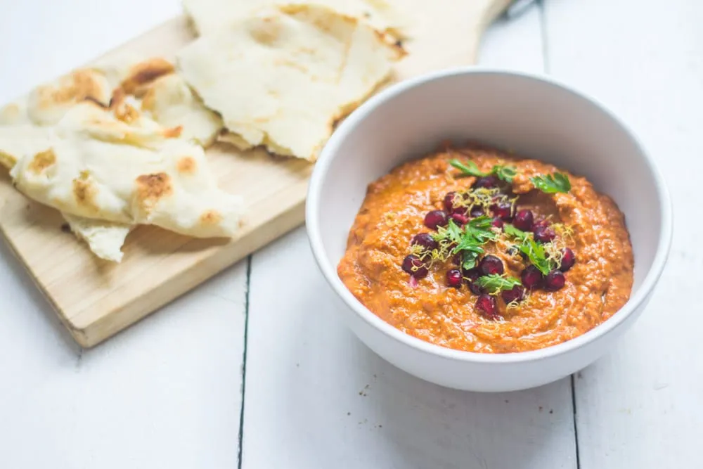 Roasted Red Pepper Walnut Dip