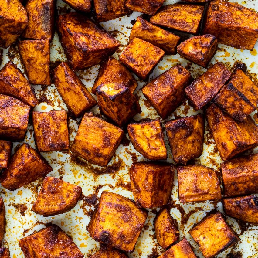 Roasted Sweet Potato with Exotic Spices