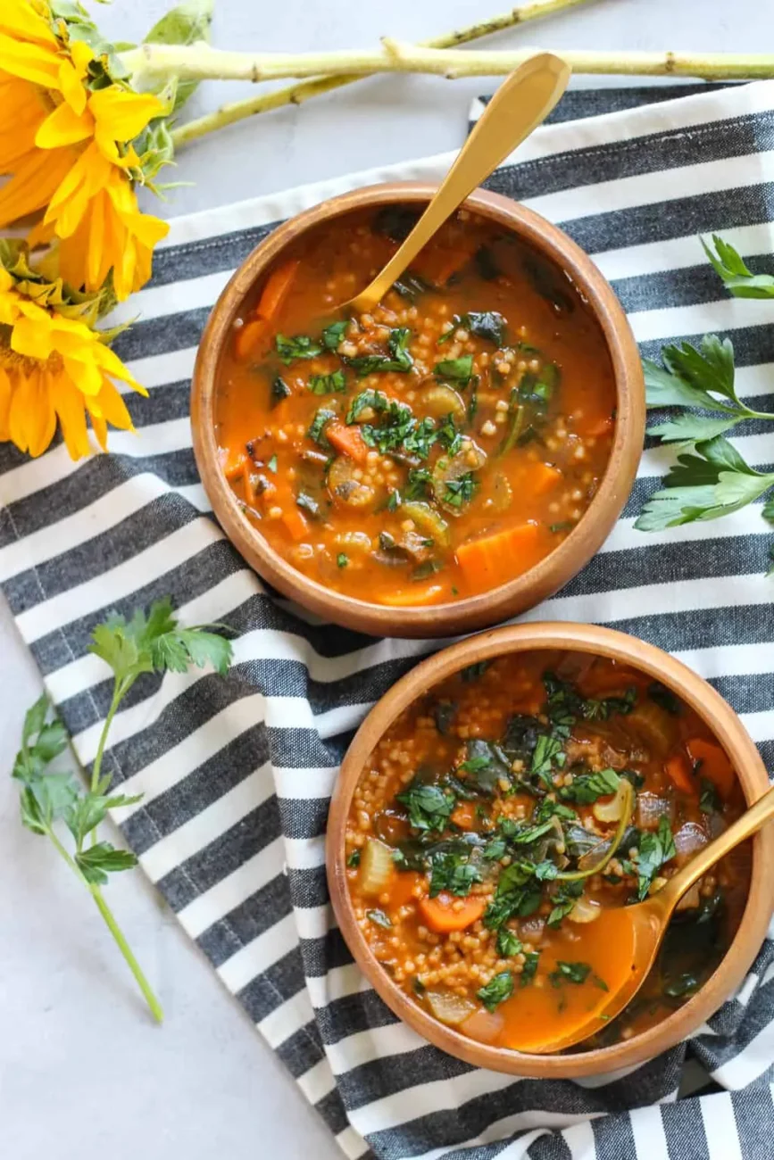 Roasted Tomato And Pasta Soup