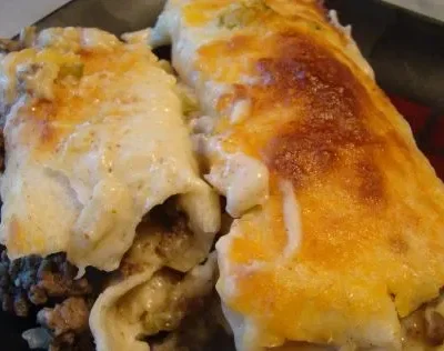 Rockin Enchiladas W/ Sour Cream