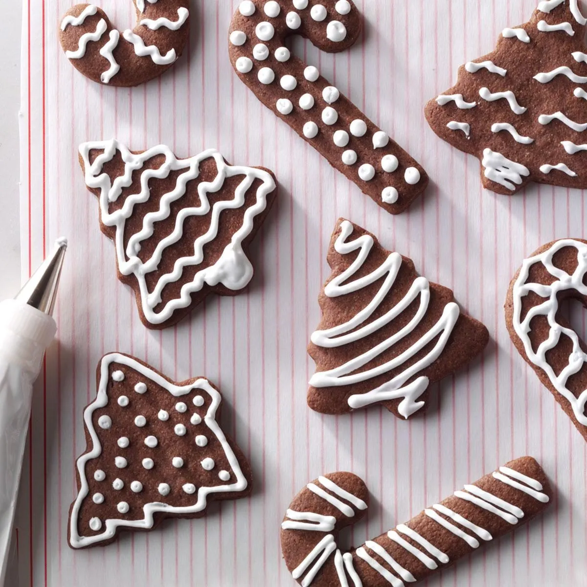 Rolled Chocolate Sugar Cookies